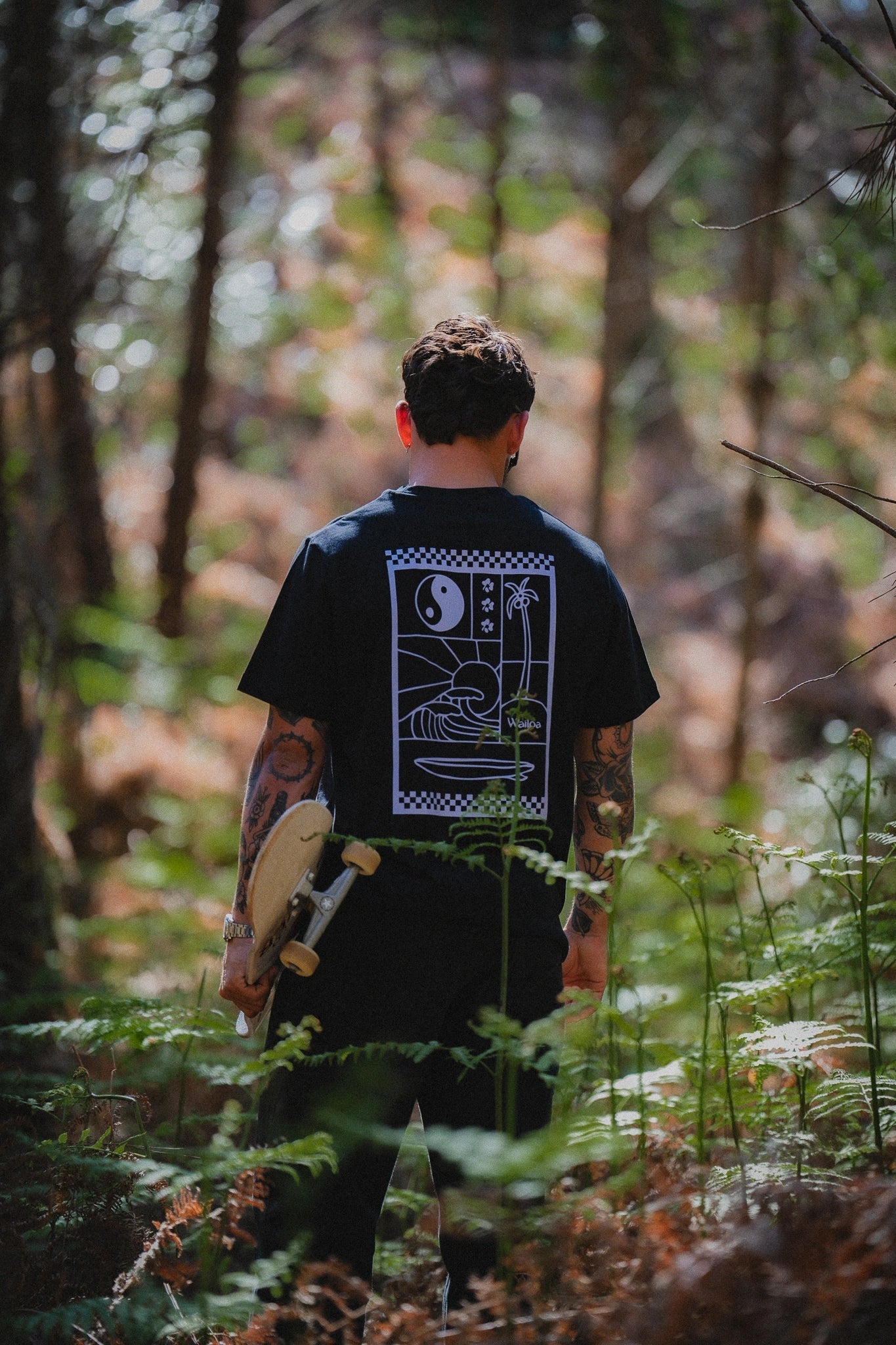 T-shirt noir Bali Waïloa